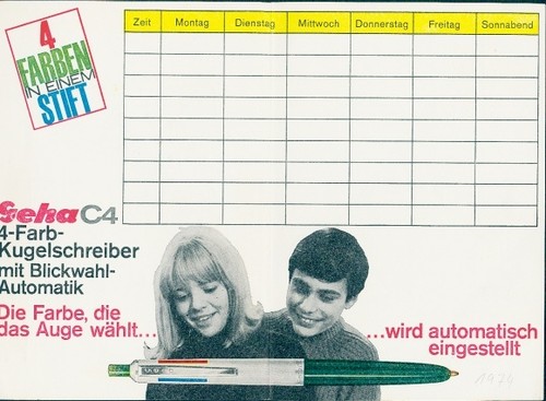 Stundenplan reklame geha - geha, c4