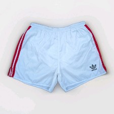 ADIDAS Sampdoria Glanz Nylon Shorts D7 weiß Sporthose Fußball Vintage Retro Gym