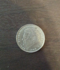  2 Deutsche Mark J von 1990 BRD Franz Joseph Strauß 1949-1989