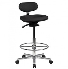 Arbeitsstuhl Rollhocker mit