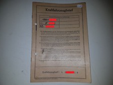 KFZ Brief 1969 DAF 55T für Sammler Fahrzeugbrief Eindhoven Oldtimer Niederlande