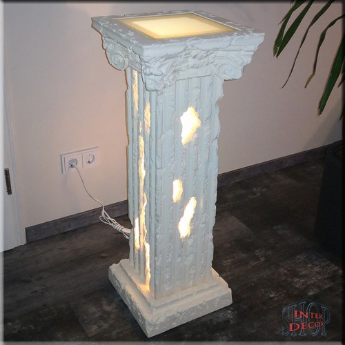 Säule dekosäule mit licht - dekosäule,