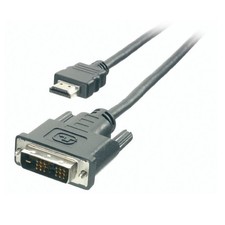 Vivanco HQ 5m HDMI-Stecker auf DVI-D Single Link Adapter-Kabel Verbindungs-Kabel