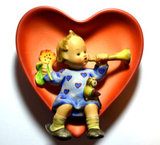 Goebel Hummel Keramik Figur Wanddeko Figur 180 "Tuneful Goodnight" handbemalt