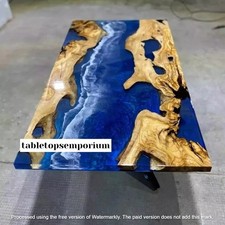 Handgefertigter blauer