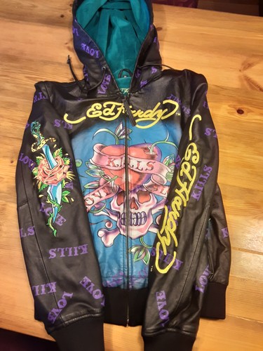 Lederjacke hardy - ed,