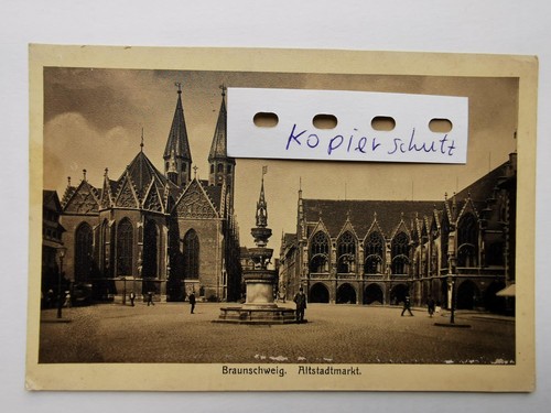 Braunschweig altstadtmarkt - ak,