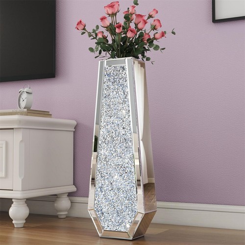 Bodenvase groß 70cm - groß, silber