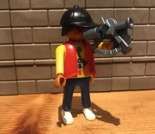 Playmobil Boys Figur Hippie Flower Power Woodstock Konvolut Mann Jean Globe #MK