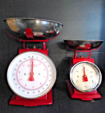 1 von 2 Retro Metall Küchenwaage Tellerwaage (bis 3 oder 5 ) Voll Funktionsfähig