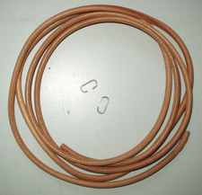 für Alte NÄHMASCHINEN - Leder Antriebsriemen ( 5 mm ) 177,5 cm lang + Klammer