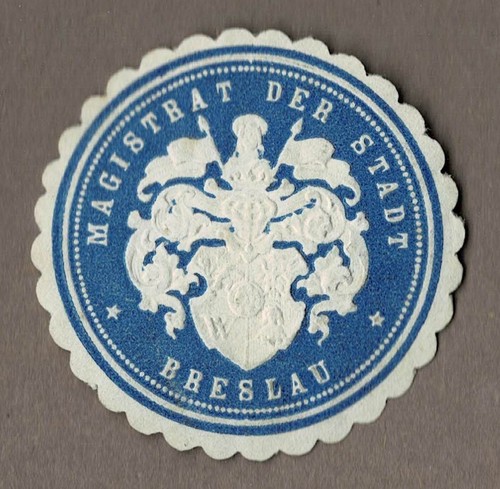 Siegelmarke schlesien - siegelmarke,