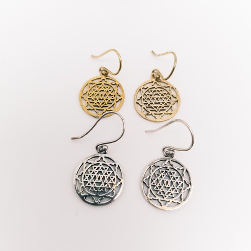 Ohrringe sri yantra - ohrringe,