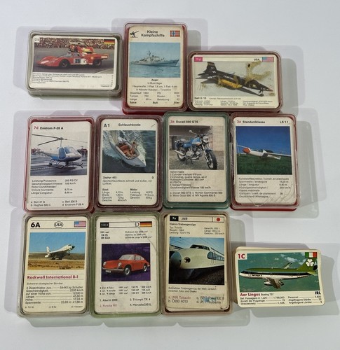 Vintage quartett karten - 10,