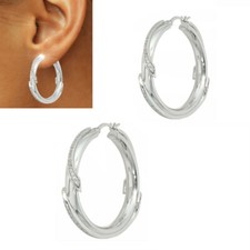 Funkelnde große XXL Creolen