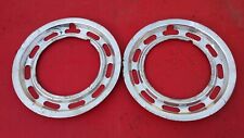 2 x  Oldtimer Chrom Radzierring Opel Ford VW Audi  Mercedes BMW