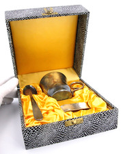 Antikes WMF Taufgeschenk, versilbert 90er Auflage in orig.Box, Hammerschlag #C3