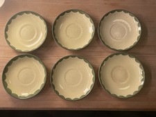 Hahn und Henne  - 6 x Untertassen - Von Zeller Keramik