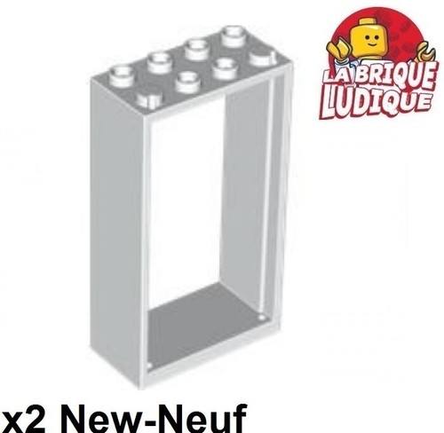 Lego tür 2x4x6 rahmen - 2x,