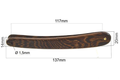 Rasiermesser schale aus wenge - aus,