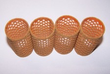 4 Samtwickler beflockt Braun