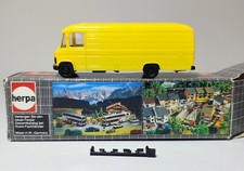 70er / 80er Jahre Mercedes 508 D Großraumtransporter gelb Herpa 1:87 OVP