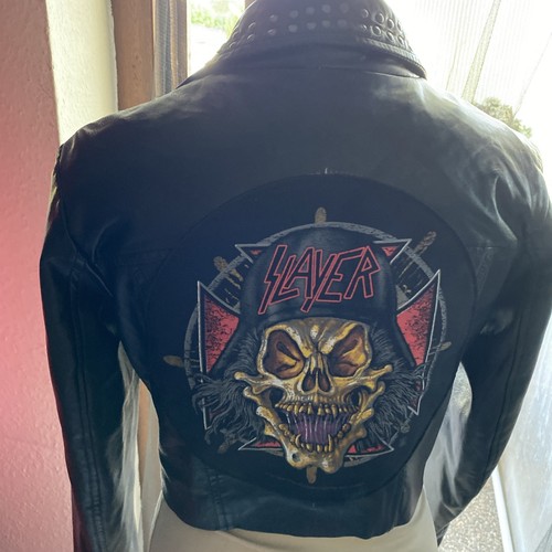 Slayer echtleder leder jacke - slayer,