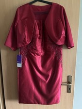 Cocktailkleid Abendkleid Ballkleid Damen Brautmutter Größe 46 Mit Balero