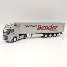 Herpa 289634 1:87 Volvo FH Gardinenplanen Sattelzug Bender Freudenberg *SoMo*