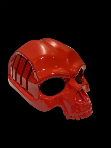 Sido totenkopf maske rot - maske,