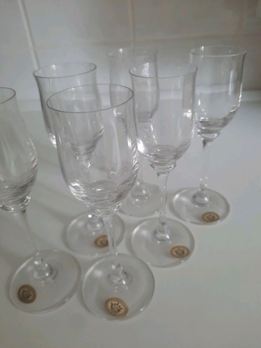 Likörkelche bleikristall - 6x,