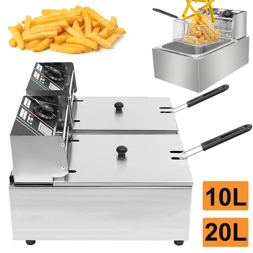 Fritteuse 10l 20l edelstahl - 10l/20l,