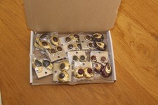 9 PAAR OHR CLIPS IN VINTAGE