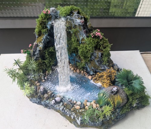 Diorama panda world - panda,