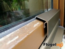 Flügelabdeckprofil für Holzfenster Silikon Schenkelverkleidung