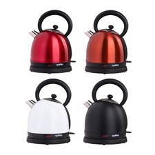 Grafner Wasserkocher 1,8 Liter 2200W Teekocher Edelstahl Retro Design Kocher