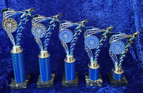 Star cone trophy award - trophy, dance
