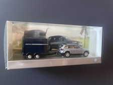 Wiking VW Touareg mit Westfalia Pferdeanhänger H0 1:87 unbespielt