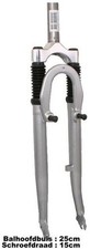 Federgabel 28"-1-1/8" Silber