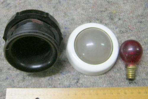 Jautz bakelit signallampe glas - bakelit,