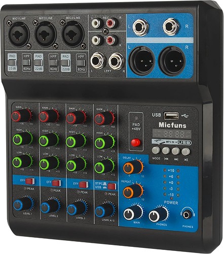 Mixer soundboard kanal - soundboard, 5-kanal