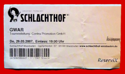 Gwar schlachthof wiesbaden - schlachthof,,