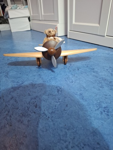 Steiff teddy mit flugzeug - steiff,