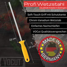 Messerschärfer Solingen 23 cm Wetzstab rund, Messerschleifer Wetzstahl Profi