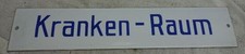 Altes emailschild aus - altes,