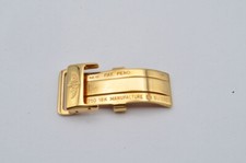 BREITLING LEDER ARMBAND FALTSCHLIESSE 18MM 18K 750 GOLD DEPLOYMENT GELBGOLD 2