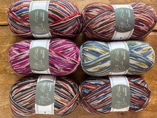 6 x 100gr. Sockenwolle