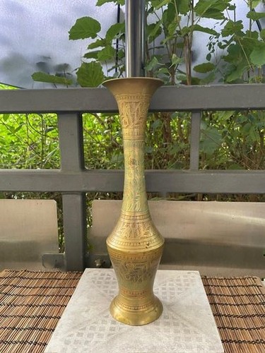 Vase messingvase orientalisch - vase,