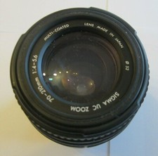 Sigma UC Zoomobjektiv 70 - 210 mmmm, 1:4-5,6 USM, AF, Multi-Coated