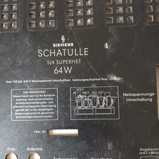 Siemens Schatulle 64W
